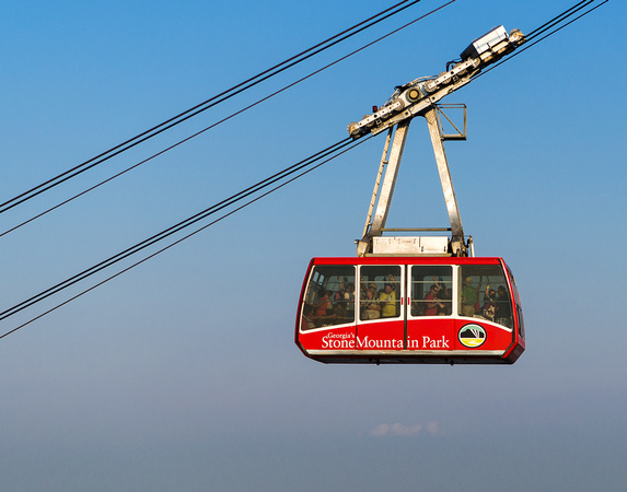 The Summit Skyride at Stone Mountain - Cable Car